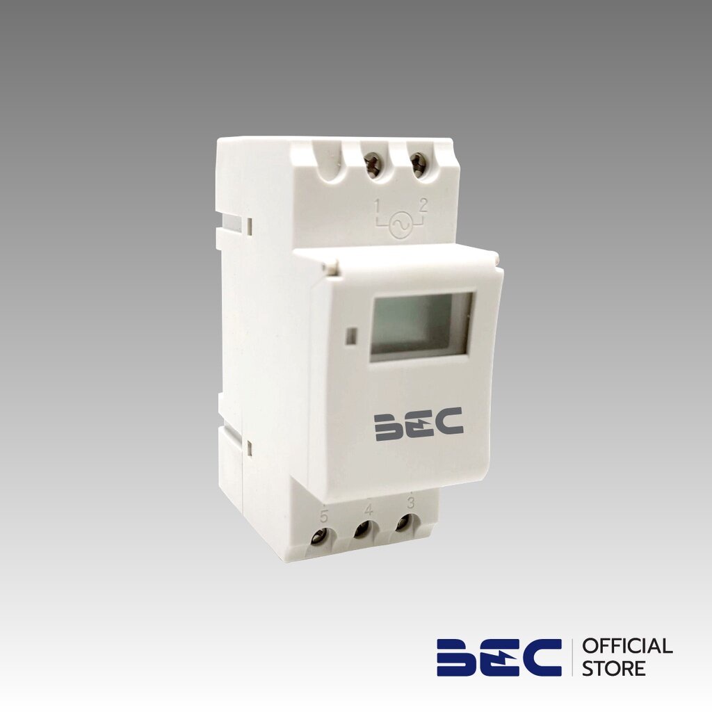 BEC เครื่องตั้งเวลาอัตโนมัติ TMS-1 (TIME SWITCH) สำหรับตั้งเวลา 24 ชั่วโมง