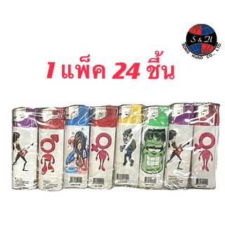 1 แพ็ค 24 ชี้น ไฟแช็ค 24pcs