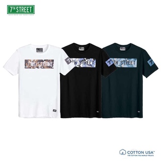 เสื้อยืดผ้าฝ้ายพิมพ์ลายขายดีเสื้อยืดแขนสั้น ​  ลายพิมพ์แถบลายพราง Camo รุ่นPRG ของแท้100%  พร้อมส่ง 4 สี
