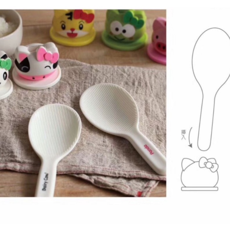 Xiaoduojiaju KT ทัพพีตักข้าว แบบไม่ติด สําหรับหม้อหุงข้าว จาน ในครัวเรือน - รูปที่ 3