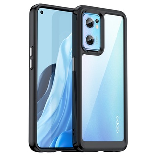 เคสอะคริลิคใส กันกระแทก สําหรับ OPPO Reno 7 Reno 7 Pro 5G