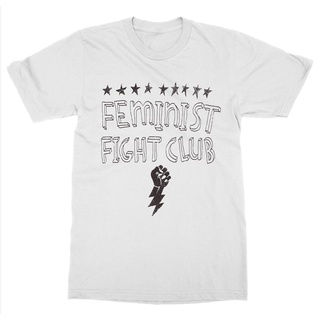 2019 ใหม่ เสื้อยืดลําลอง แขนสั้น พิมพ์ลาย Feminist Fight Club สําหรับผู้ชายสามารถปรับแต่งได้