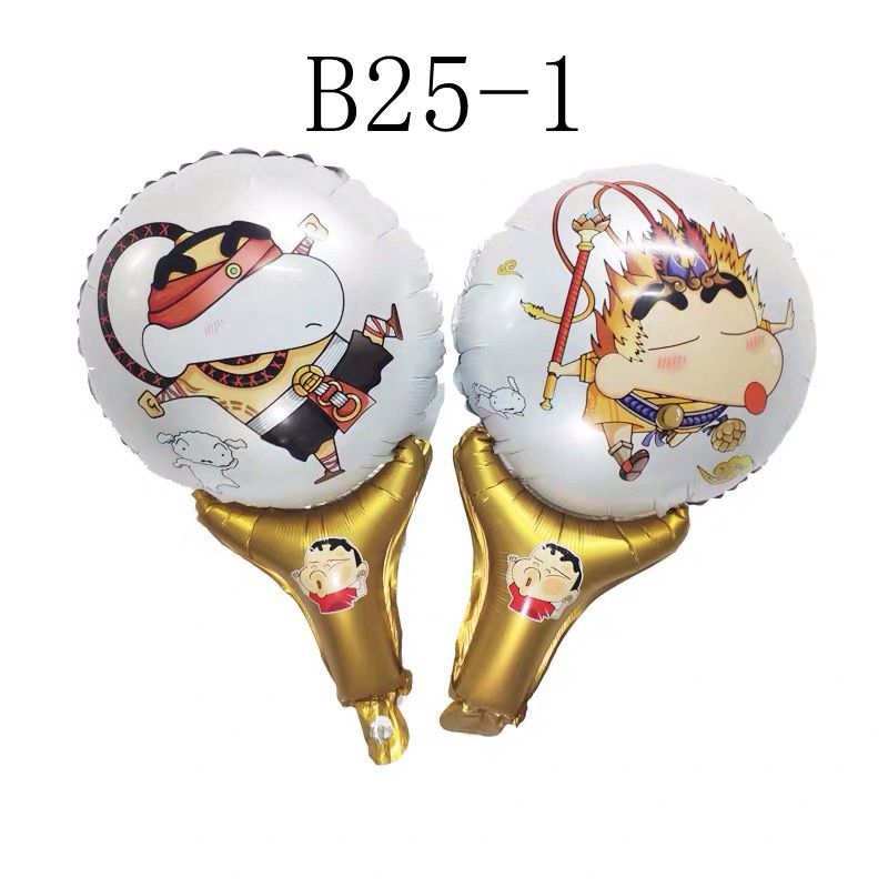 B25 C41 บอลลูนงานเลี้ยงวันเกิดมือถือ Journey to the West Sun Wukong Crayon Shin-chan 1 ชิ้น