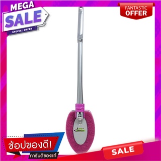 แปรงใยขัดล้างสุขภัณฑ์ 90 องศา BE WISH สีม่วง แปรงทำความสะอาด 90-DEGREE TOILET SCRUB BRUSH BE WISH PURPLE อุปกรณ์ทำความสะ