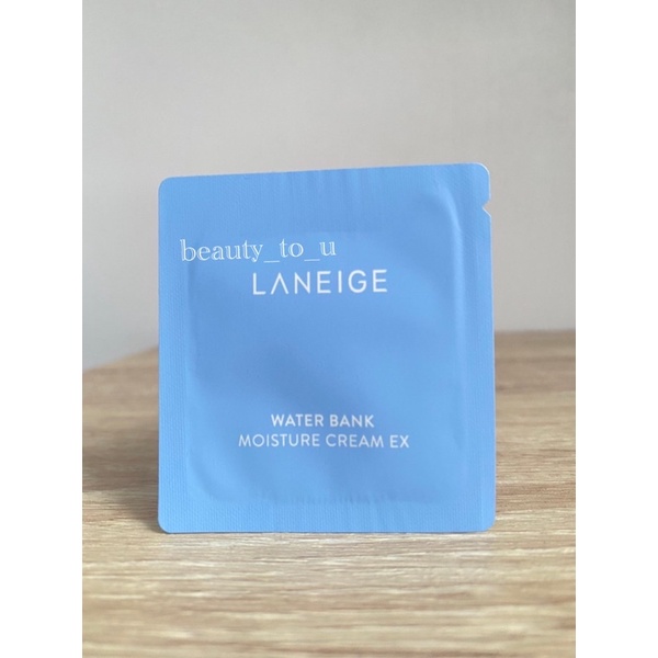 Laneige Water Bank Moisture Cream EX ขนาดทดลอง ครีมบำรุงผิวหน้า สำหรับผิวแห้ง ผิวขาดน้ำ ไม่ชุ่มชื่น