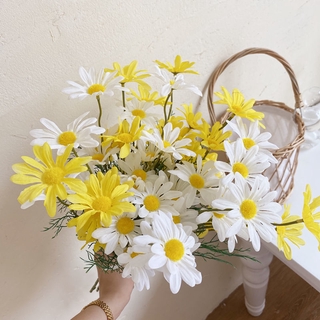 CREATIVE ช่อดอกเดซี่ประดิษฐ์ Diy สําหรับตกแต่งบ้าน