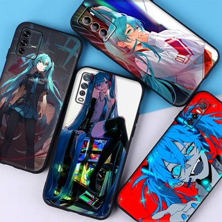 เคสโทรศัพท์มือถือซิลิโคน ลายการ์ตูนอนิเมะ Hatsune Miku สําหรับ Vivo V11 V15 V19 V20 Y70 V21 V21E Y12S V23 Pro LK20