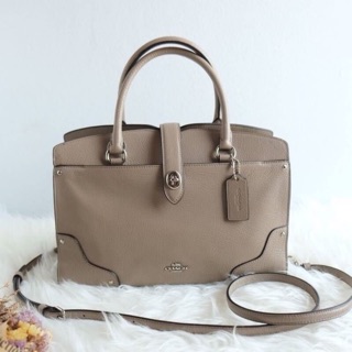 Coach 37575 Mercer satchel 30 สี stone สวยเรียบหรูค่ะ ขนาด 12" (L) x 8 3/4" (H) x 6" (W)