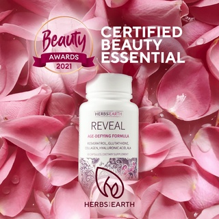REVEAL Glutathione, Collagen, Resveratrol, ALA, Vit C 16 Ingredients USA MADE Herbs of the Earth USA