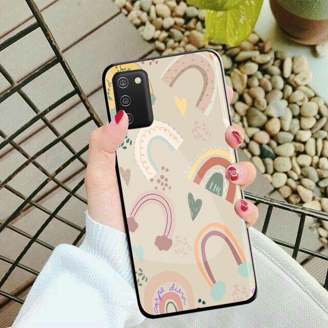 Softcase Glass [SK698] Samsung A03S A22 A32 A20 A10 A20S A6 A8 A10S A30 A50 A30S A50S A51 A21S A71 A