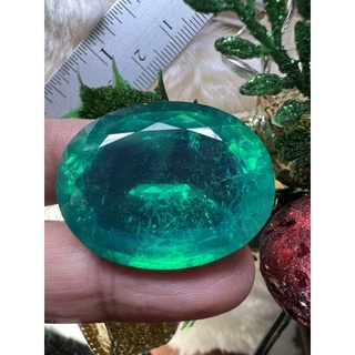 67 carats 30x24mm Oval Emerald Lab made