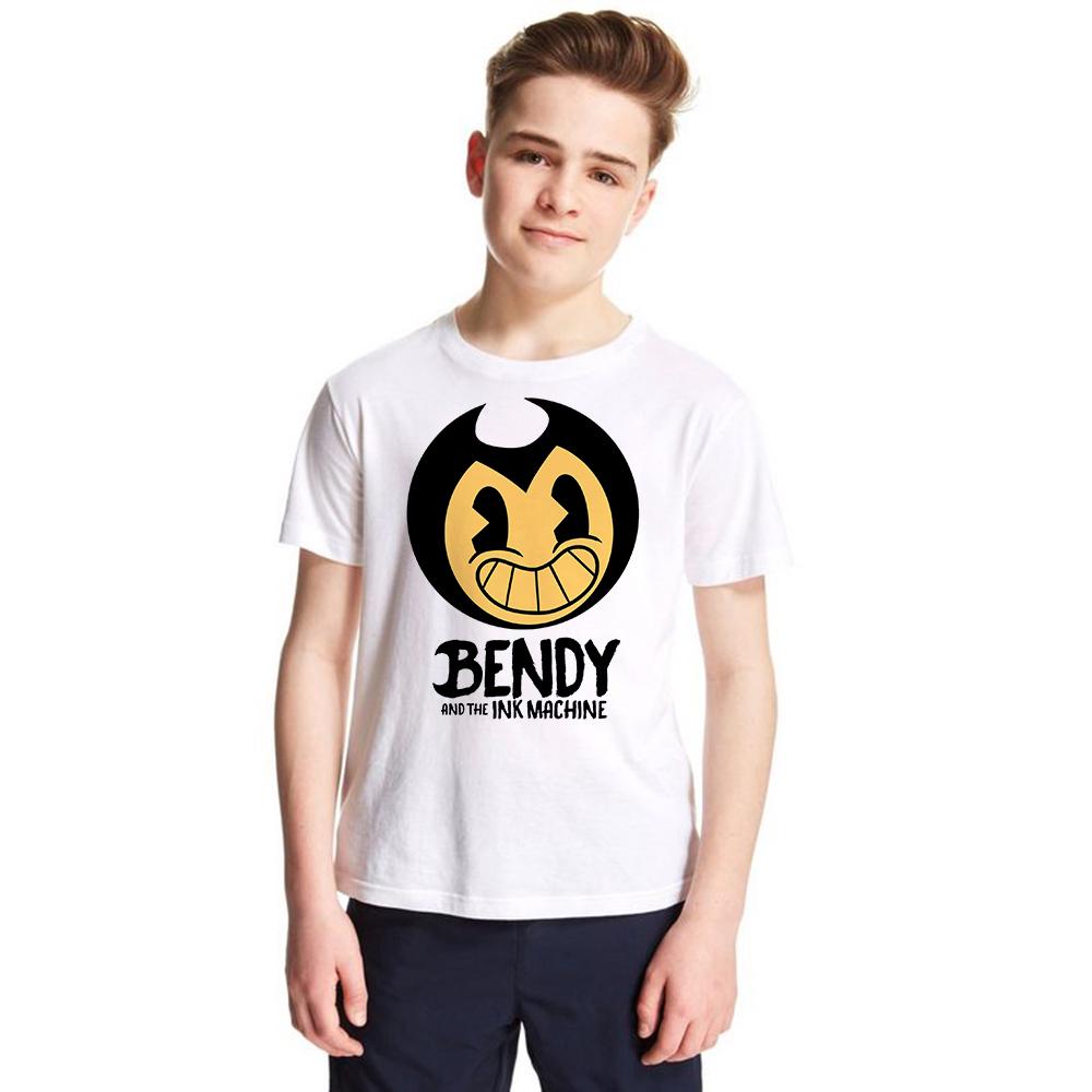 เสื้อยืด คอกลม แขนสั้น ลายการ์ตูน Bendy and Ink Machine สําหรับเด็ก