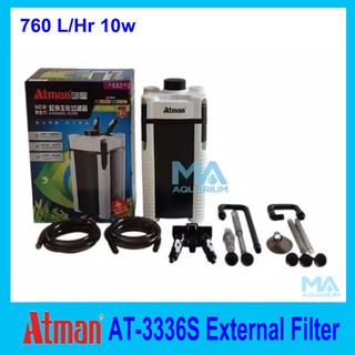 กรองนอก ATMAN External Filter AT-3336S รุ่นประหยัดไฟ สำหรับตู้ปลาขนาด 60 - 90cm