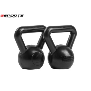 GSports ดัมเบลเคตเทิลเบลสีดำ 1 kg แพ็คคู่ Kettlebell Black 1 kg x 2 รุ่น KB01-B x 2