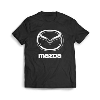 เสื้อผ้าผชเสื้อยืด พิมพ์ลายสัญลักษณ์ MazdaS-5XL