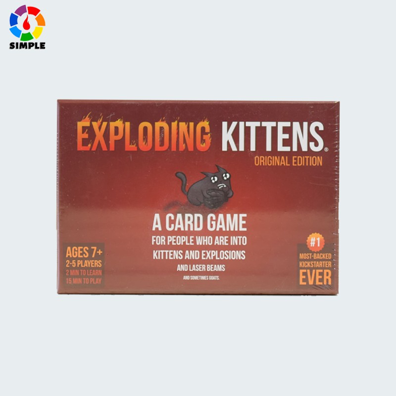 บอร์ดเกมส์ เกมส์แมวระเบิด Exploding / Imploding / Streaking kittens Board game