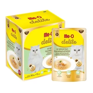 me o delite มีโอ ดีไลท์ มีโออาหารเปียก ชนิดซอง 70g (ไม่คระรส) (โหล)
