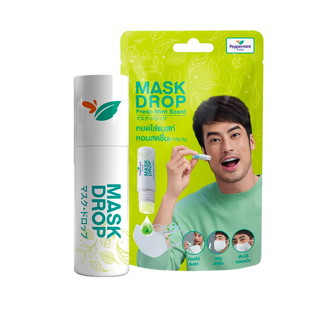 Peppermint Field Mask Drop Fresh Mint Scent เป๊ปเปอร์มิ้นท์ ฟิลด์ แมสก์ ดรอป กลิ่นเฟรชมิ้นท์ 3 CC จำนวน 1 ชิ้น