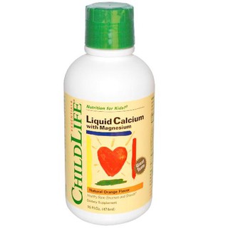 ChildLife Liquid Calcium พร้อม MG 474ml-ธรรมชาติสีส้ม