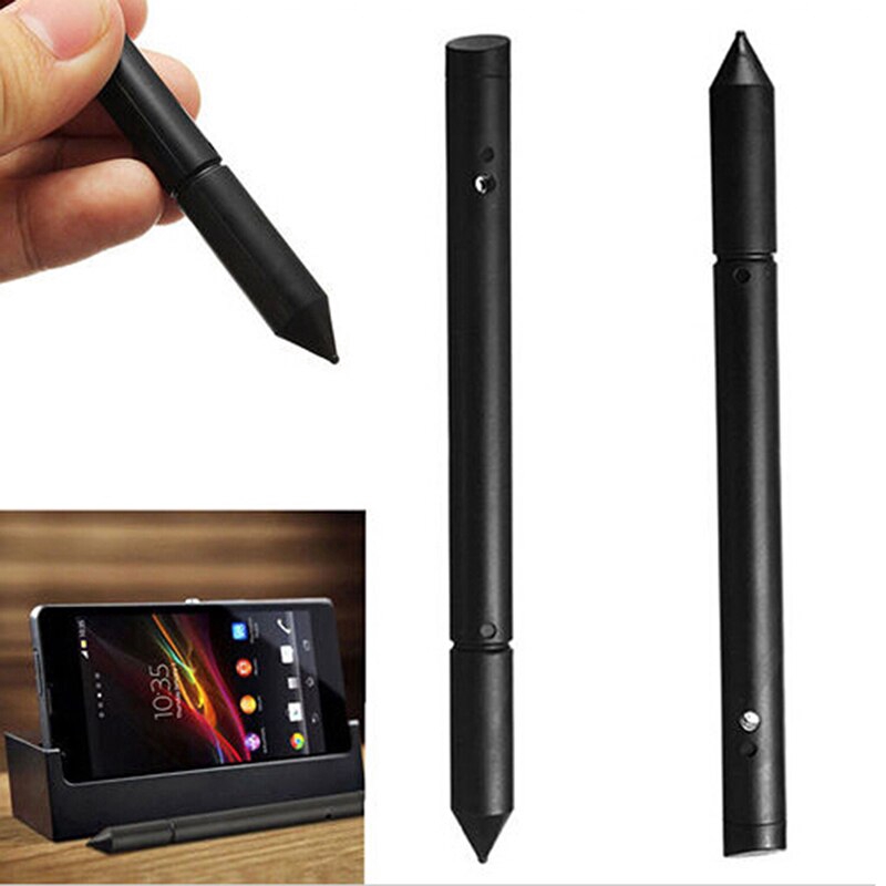 ปากกาสัมผัสหน้าจอคอมพิวเตอร์โทรศัพท์มือถือ 2 In 1 Universal Stylus