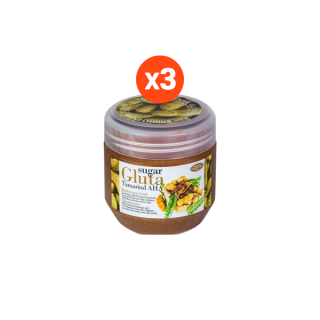 Sugar Gluta - Tamarind Scrub (700 g. x 3 pcs.) สครับมะขามดผิวขาว ขายดีอันดับ 1