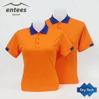 เสื้อโปโล DryTech สีส้ม