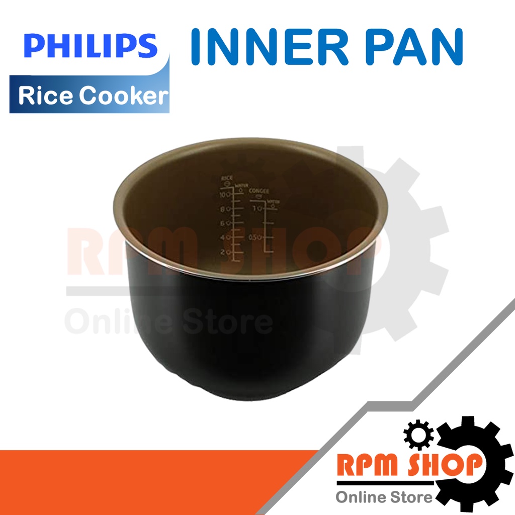 INNER PAN HD3038 & HD3130 หม้อในหม้อหุงข้าวPHILIPS อะไหล่แท้สำหรับหม้อหุงข้าวPHILIPS รุ่น HD3038และH