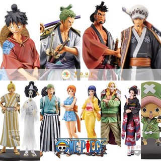🇯🇵 โมเดลวันพีช Model One Piece Figure DXF Grandline Men - Lady Wano Kuni  Lot JP โมเดล ฟิกเกอร์ วันพีช แท้ ลูฟี่ โซโล