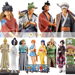 🇯🇵 โมเดลวันพีช Model One Piece Figure DXF Grandline Men - Lady Wano Kuni  Lot JP โมเดล ฟิกเกอร์ วันพีช แท้ ลูฟี่ โซโล