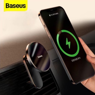 Baseus ชาร์จไร้สายได้ ที่วางมือถือในรถ wireless carc harger ที่จับมือถือ ที่วางโทรศัพท์ในรถยนต์ แท่นชาร์จไร้สาย