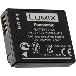 BATTERY Panasonic DMW-BLH7E (ของแท้ NO BOXมีประกัน 1 ปี) ใช้ได้กับ PANASONIC GF7/GF8/GF9/GF10