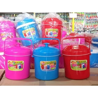 Deli Cookware กระติกน้ำแข็งพกพา (กลม) ขนาด 5 / 7 / 11 / 15 ลิตร กระติกน้ำ (มี 3 สี) คละสี