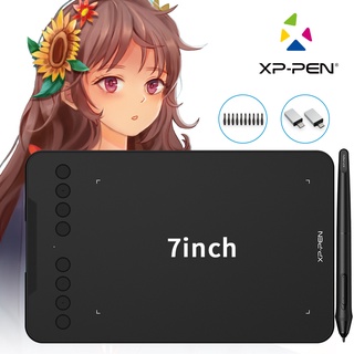 XP-Pen Deco mini7  (Windows/Mac/android) แท็บเล็ตปากกาวาดภาพกราฟฟิค 7 นิ้ว สําหรับผู้เริ่มต้น Android พร้อมปากกาไร้แบตเตอรี่ 8192