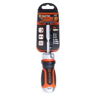 ไขควงล็อคด้ามฟรี พร้อม 6 หัว 45T 205247 TACTLX