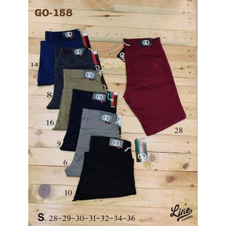 GO-158 🩳ขาสั้นผ้าสี สำหรับผู้ชาย