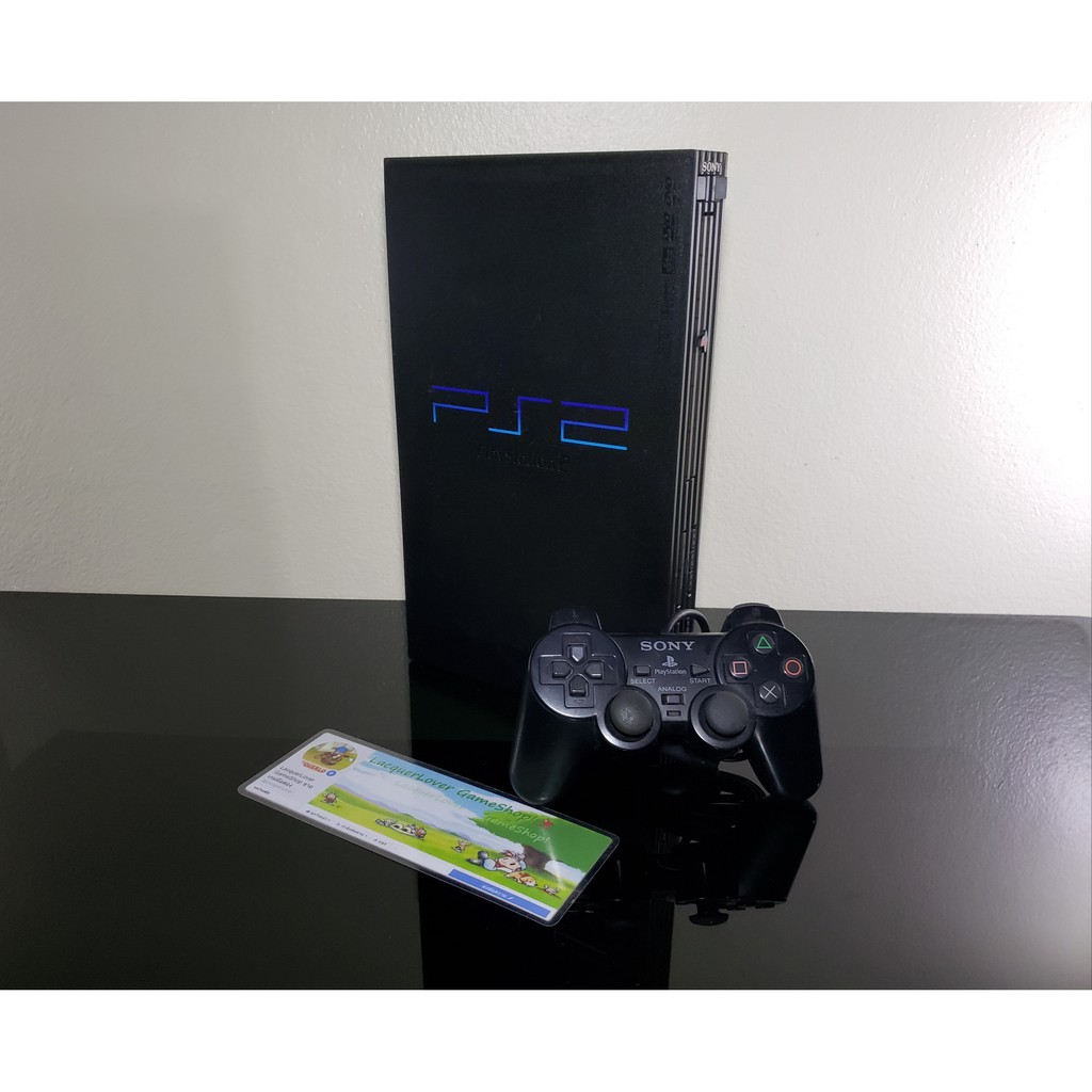 Lot PlayStation 2 Fat Avec 12 Jeux Vidéo - Console D'occasion En Bon état
