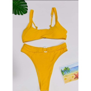 Bikini สีเหลืองไซค์ L พร้อมส่ง😇😇