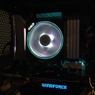 AMD Wraith Prism RGB CPU Cooler for AM5 AM4 AM3+ FM2+