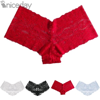 #NICEDAY-Women Ladies Underwear G-string Plus size Women Ladies Lace Breathable