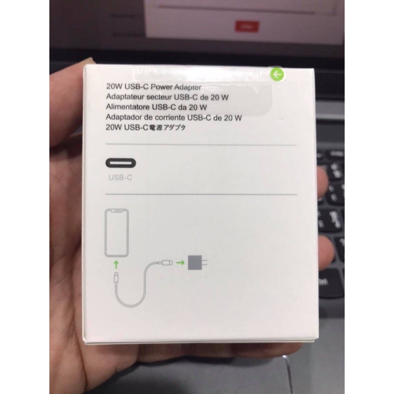 หัวชาร์จเร็ว 20W ไอโฟน ไอแพด PD หัวชาร์จiPhone12 ของแท้ USB-C รองรับ Fastcharger #3