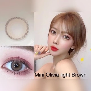 คอนแทคเลนส์ รุ่น Mini Olivia by Kitty kawaii มินิ มี3สี เทา/ตาล/L-brown มีค่าสายตา (0.00)-(-10.00)