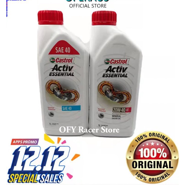 Castrol Go 20w40 SAE 40 Active Essential 20w40 SAE-40 Gastrol