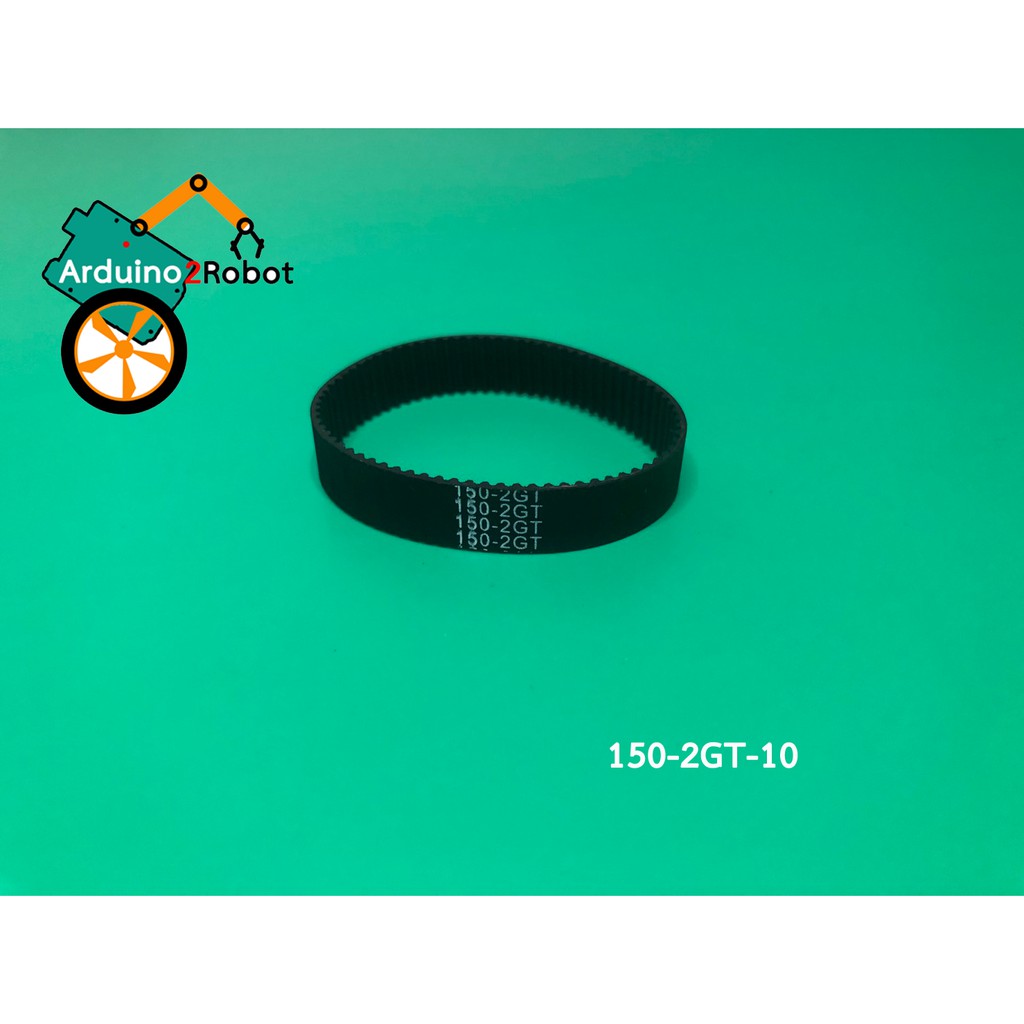 2GT Timing belt วงปิด ความยาวเส้นรอบวง 150 mm (150-2GT-10) สำหรับสายพานกว้าง 10 mm
