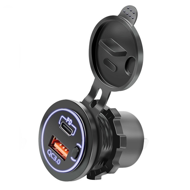 USB QUICK CHARGE  เอนกประสงค์ ชาร์จมือถือQC3.0 ทั้ง2ช่อง
