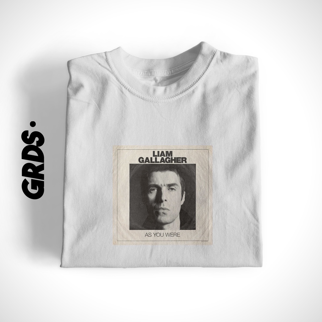 KAOS LIAM GALLAGHER AS YOU WERE OASIS / เสื้อยืด LIAM OASIS ฟรีสติ๊กเกอร์