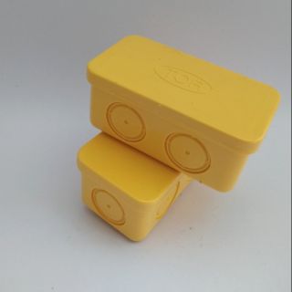 กล่องพักสาย สีหลือง 2"x4" TOR (1ใบ)
