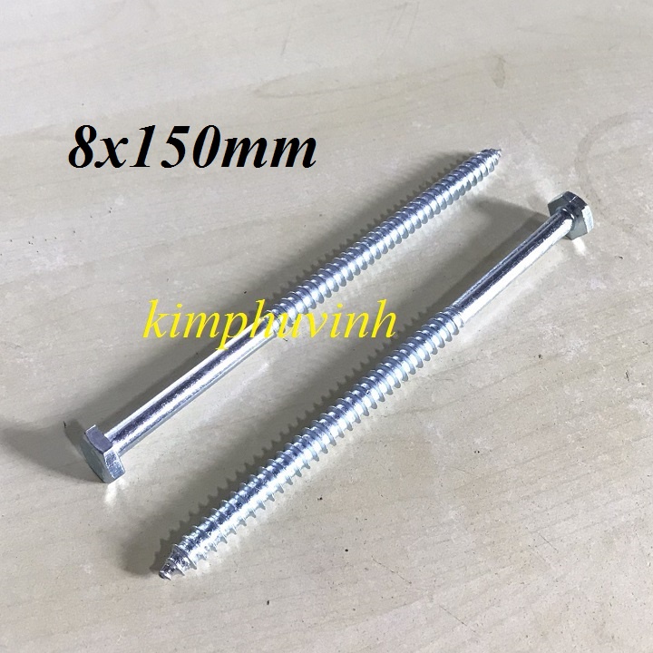 20 ชิ้น - 8x150mm - HEXAGONAL WOOD SCREWS - HEXAGONAL SCREWS - HONG SCREWS