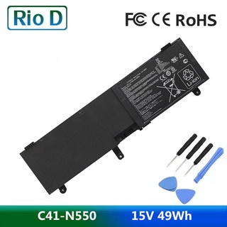 New C41-N550 Laptop Battery for  Asus N550 N550J N550JA N550JV N550JK Q550L Q550LF N550X47JV G550JK