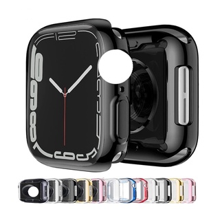 เคส สำหรับ Apple Watch case 38 มม. 40 มม. 42 มม. 44 มม. ซิลิโคนอ่อนนุ่มหุ้มใสสำหรับ iWatch Series 6/5/4/3/2/1