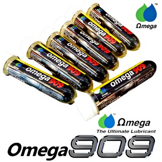 Omega 909 โอเมก้า 909 หัวเชื้อน้ำมันเครื่อง คุณภาพสูง เกรดพรีเมี่ยม สารหล่อลื่นเคลือบเครื่องยนต์ 1 หลอด